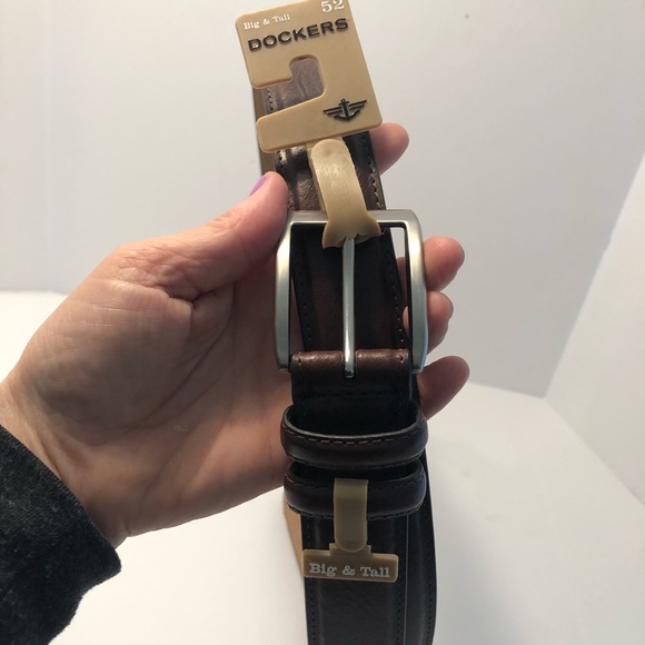 Dockers Other - Dockers Men’s Big & Tall belt NWT size 52” brown